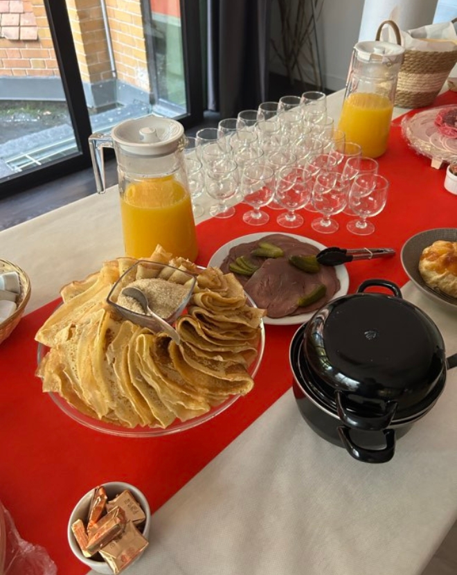 Brunch du personnel à l'EHPAD de l'Arche à Lille