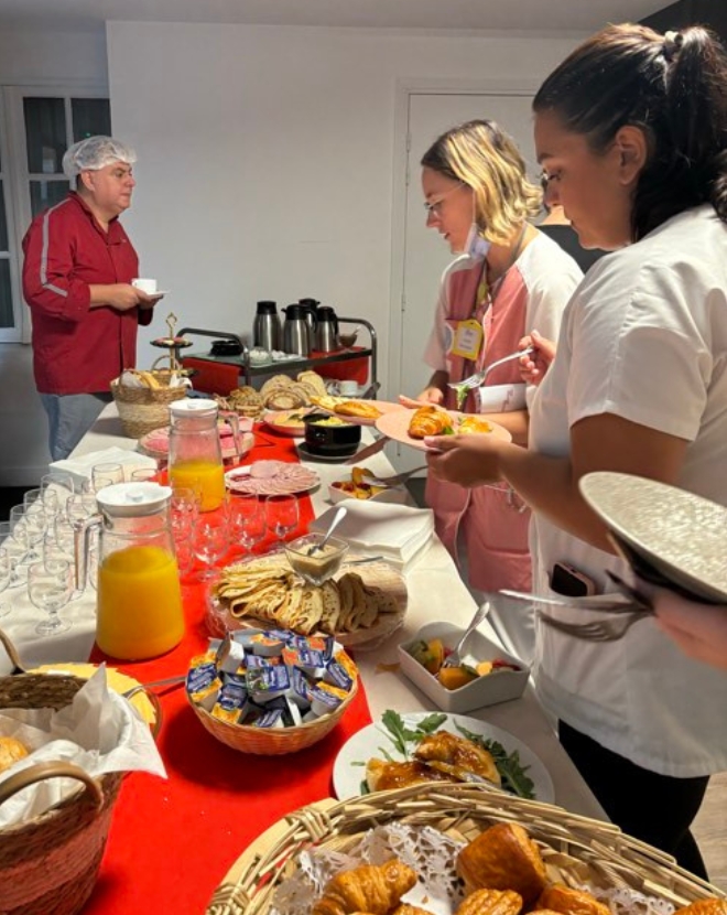 Brunch du personnel EHPAD Arche Lille