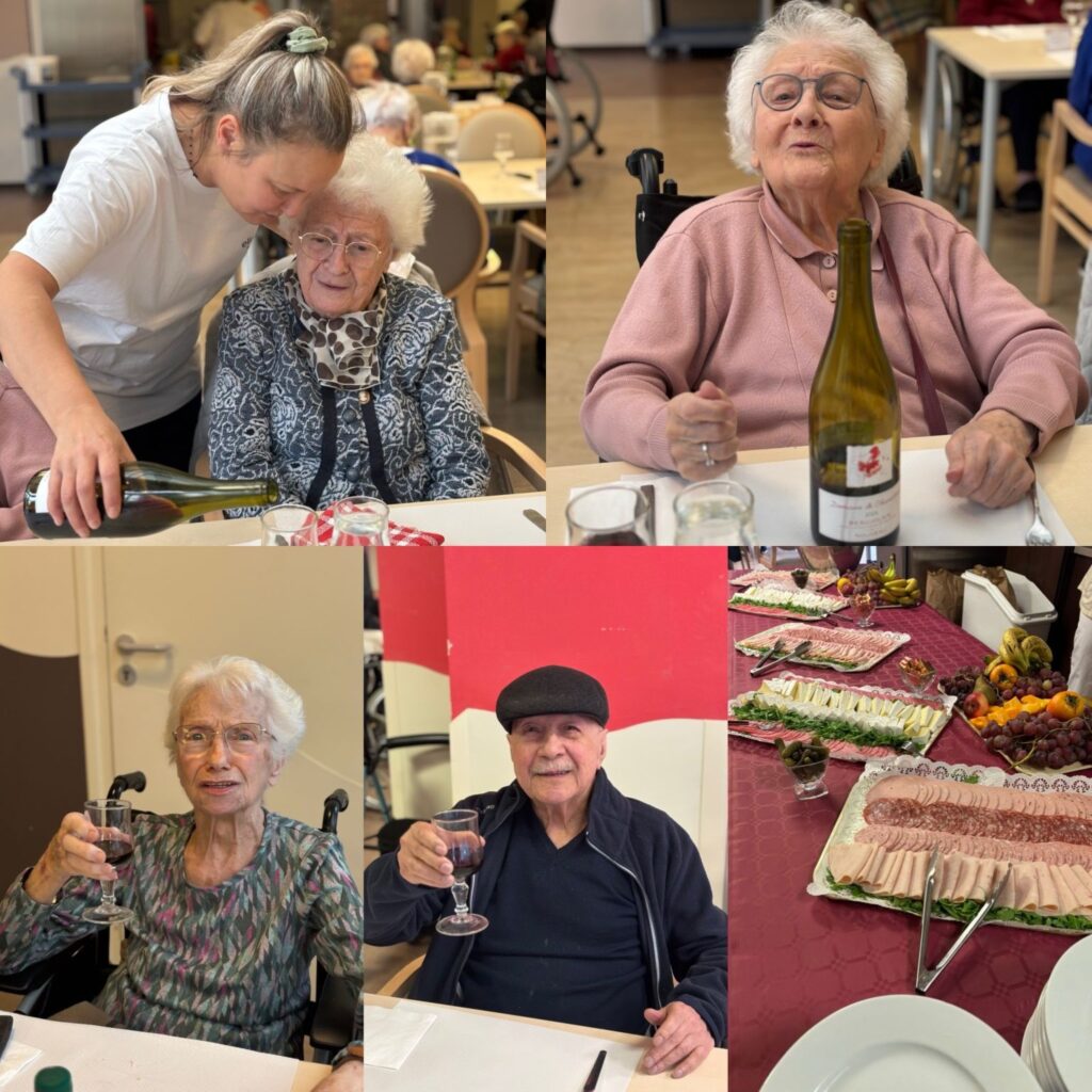 Soirée du Beaujolais Nouveau à l'EHPAD Arche de Lille